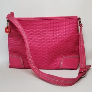 The Sak Pink Knit Weave Shoulder Bag